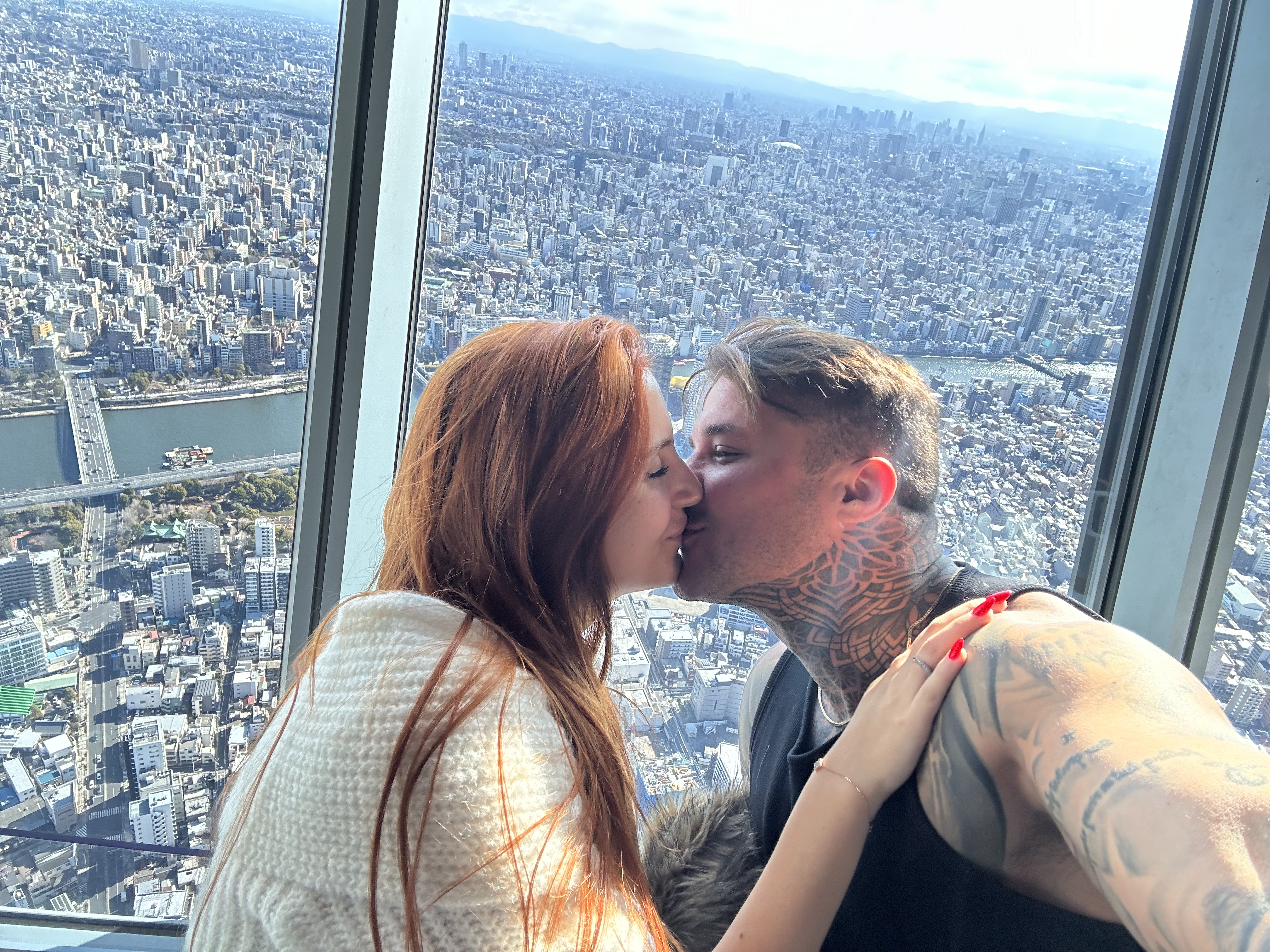 Me and my boyfriend in Tokyo Skytree